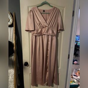 Women’s satin maxi dress